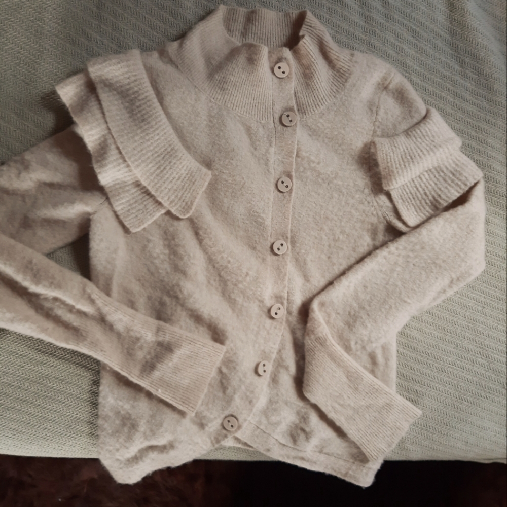 Anthropologie Wool Button up sweater